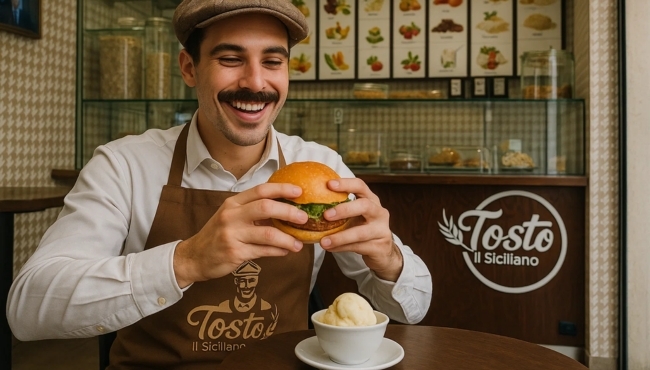 Sapore e Dolcezza | Menu Burger con Gelato per Due
